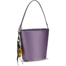 Purple Polyester Backet Bag