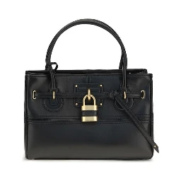 Black Buffalo Leather Shoulder Bag