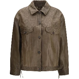 Brown Calf Leather Bos Taurus Leather Jacket