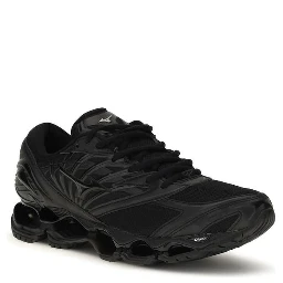 Black Fabric Athletic Sneakers