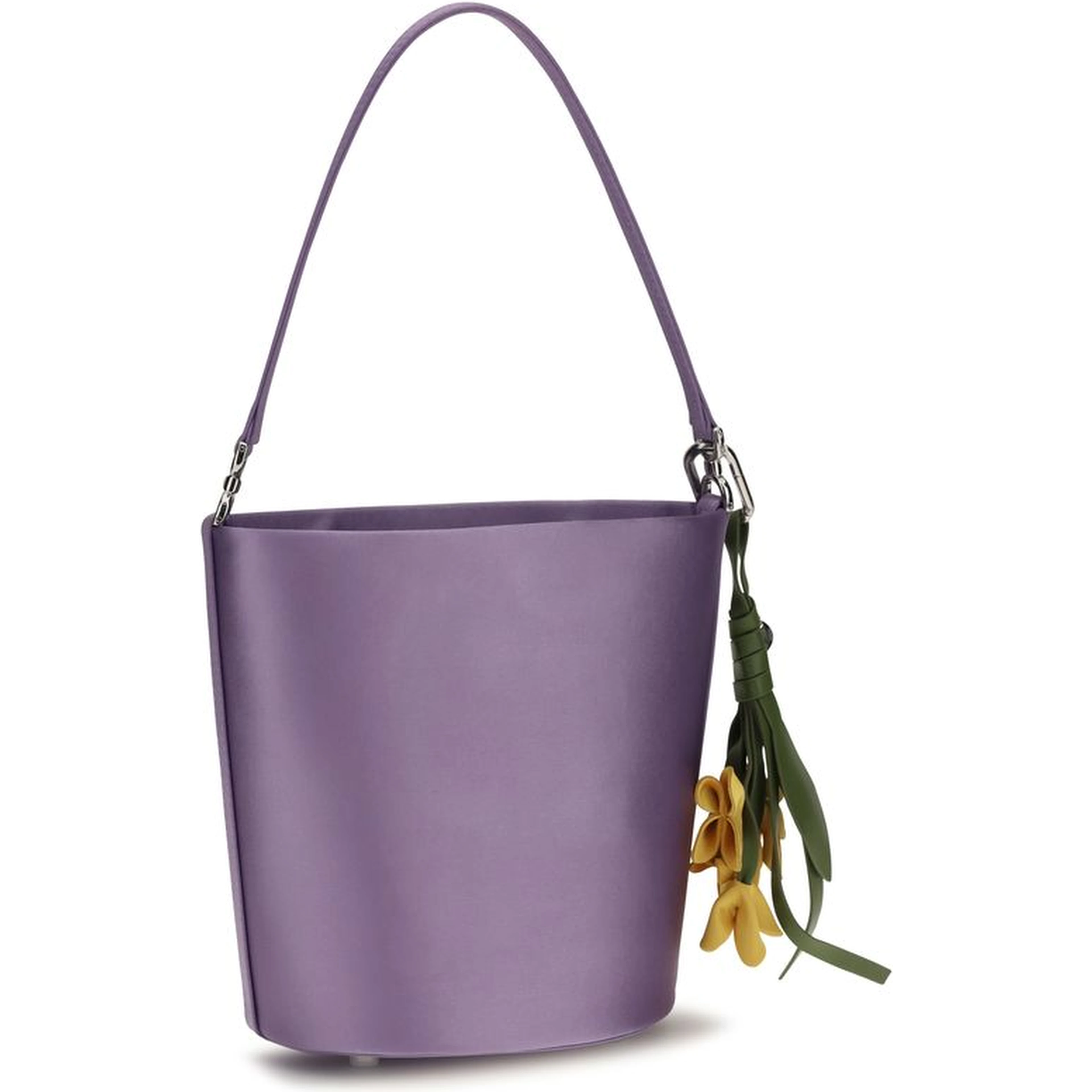 Purple Polyester Backet Bag