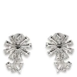 Silver Brass Earrings
