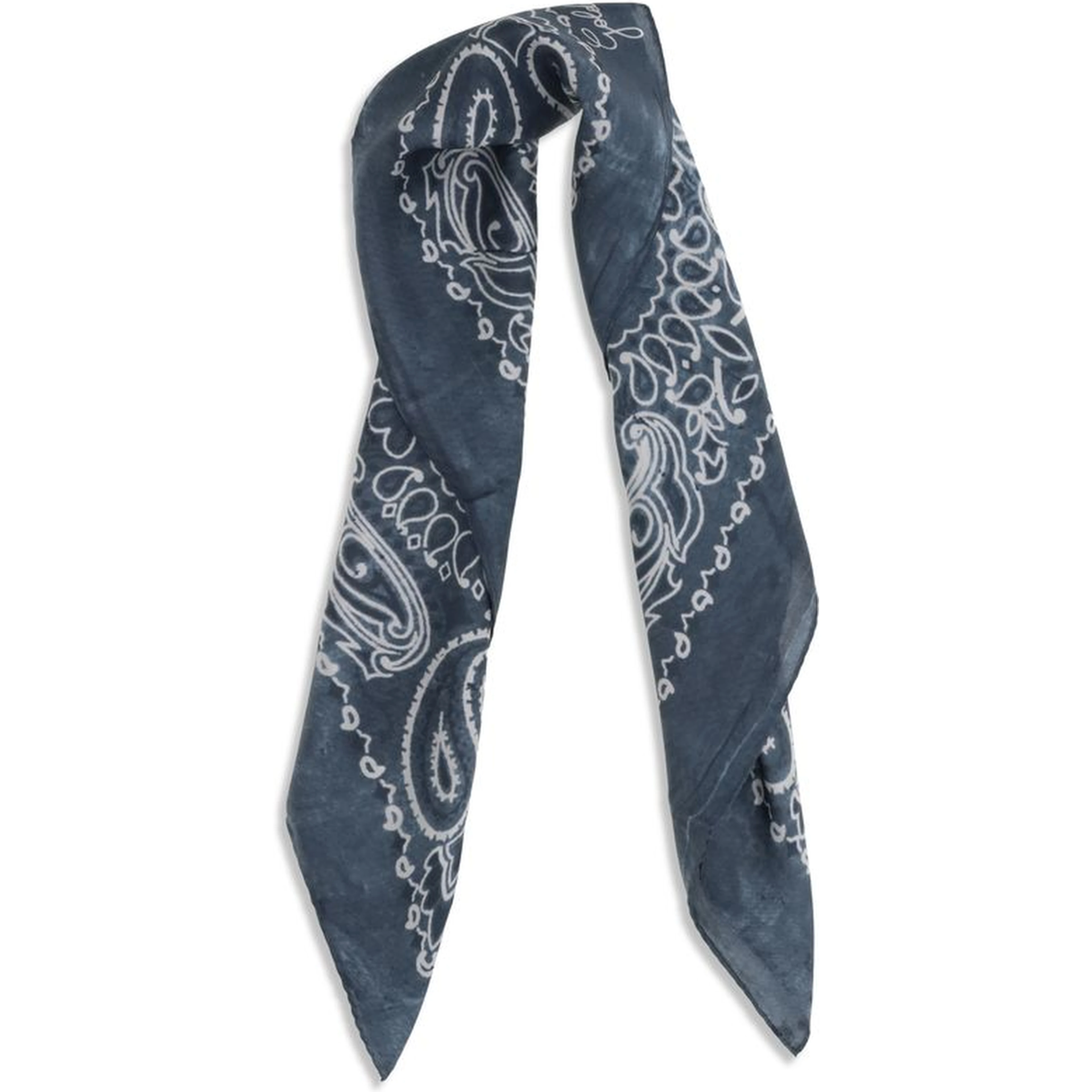 Blue Silk Scarf