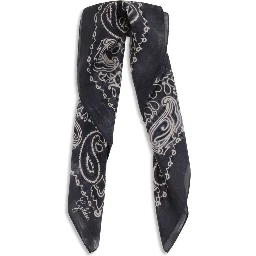 Gray Silk Scarf