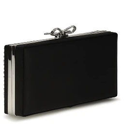 Silver Glass Clutch Bag