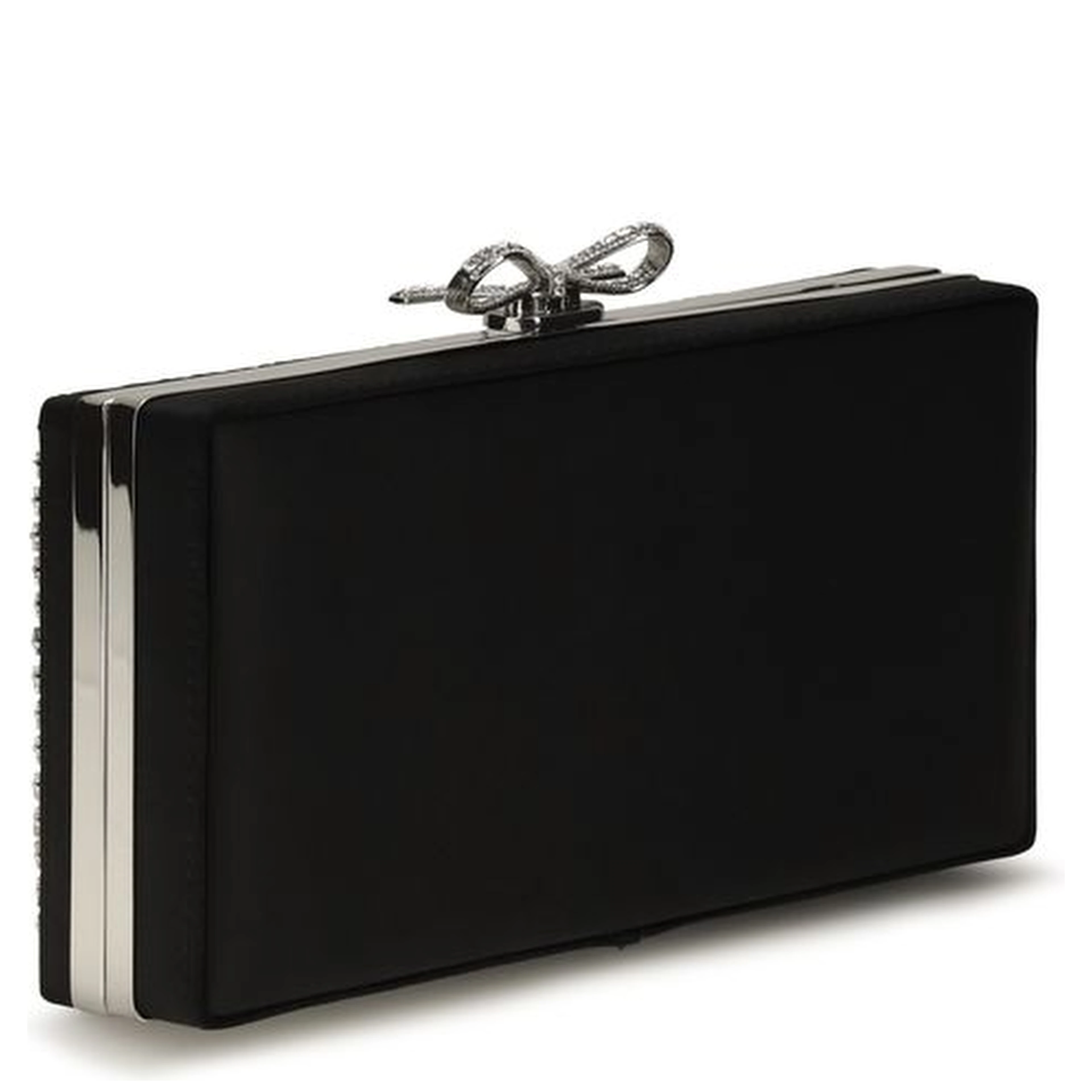 Silver Glass Clutch Bag