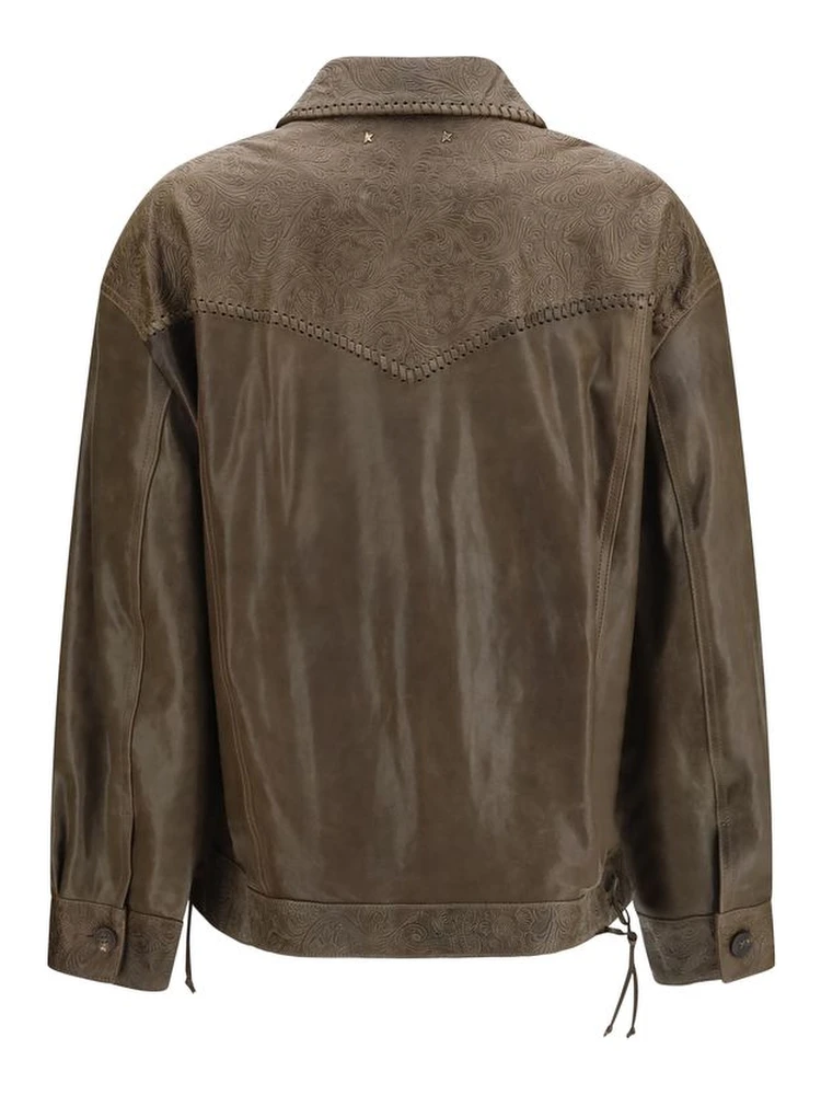 Brown Calf Leather Bos Taurus Leather Jacket alternative