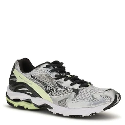 Gray Fabric Athletic Sneakers