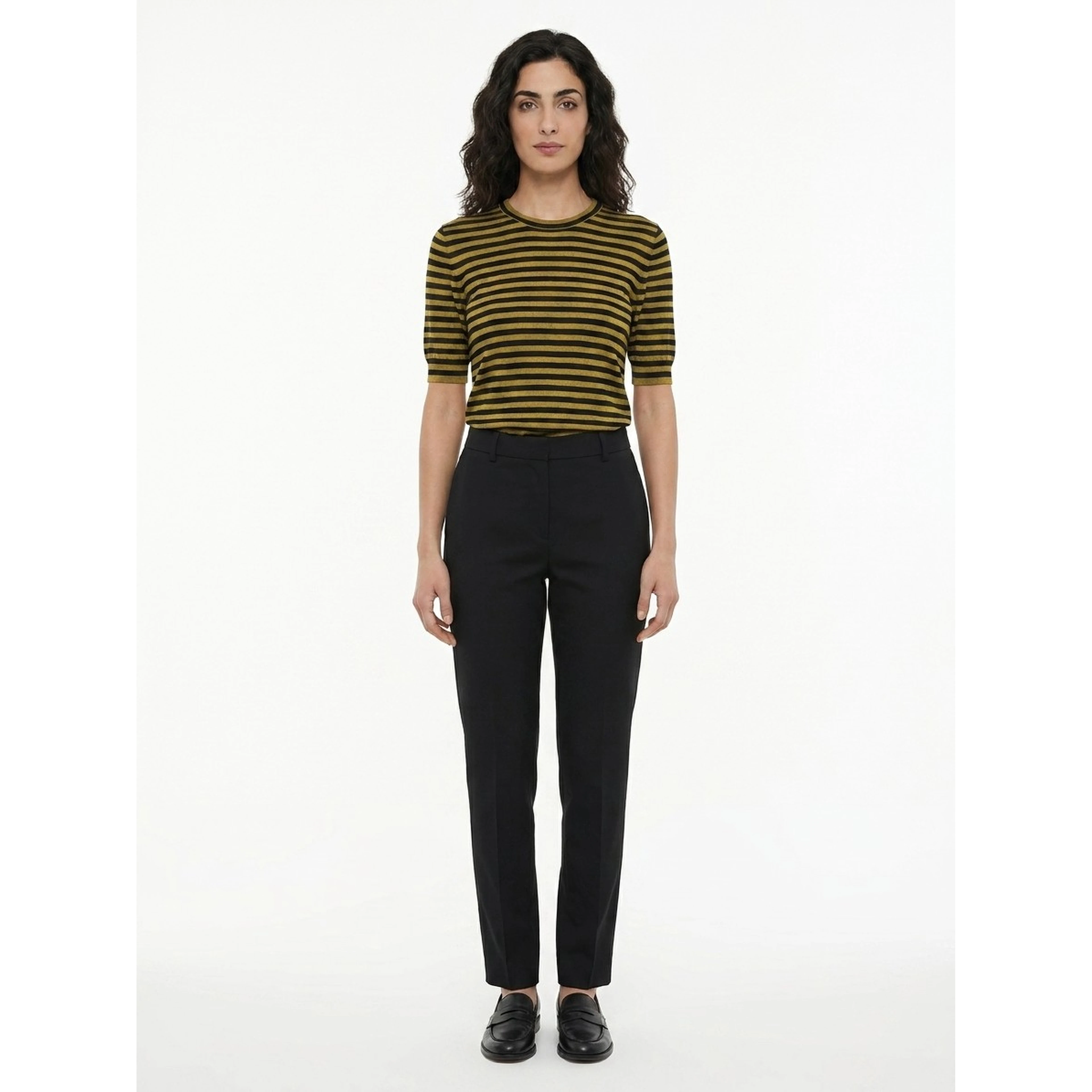 Multicolor Cashmere T-Shirt