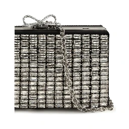 Silver Glass Clutch Bag
