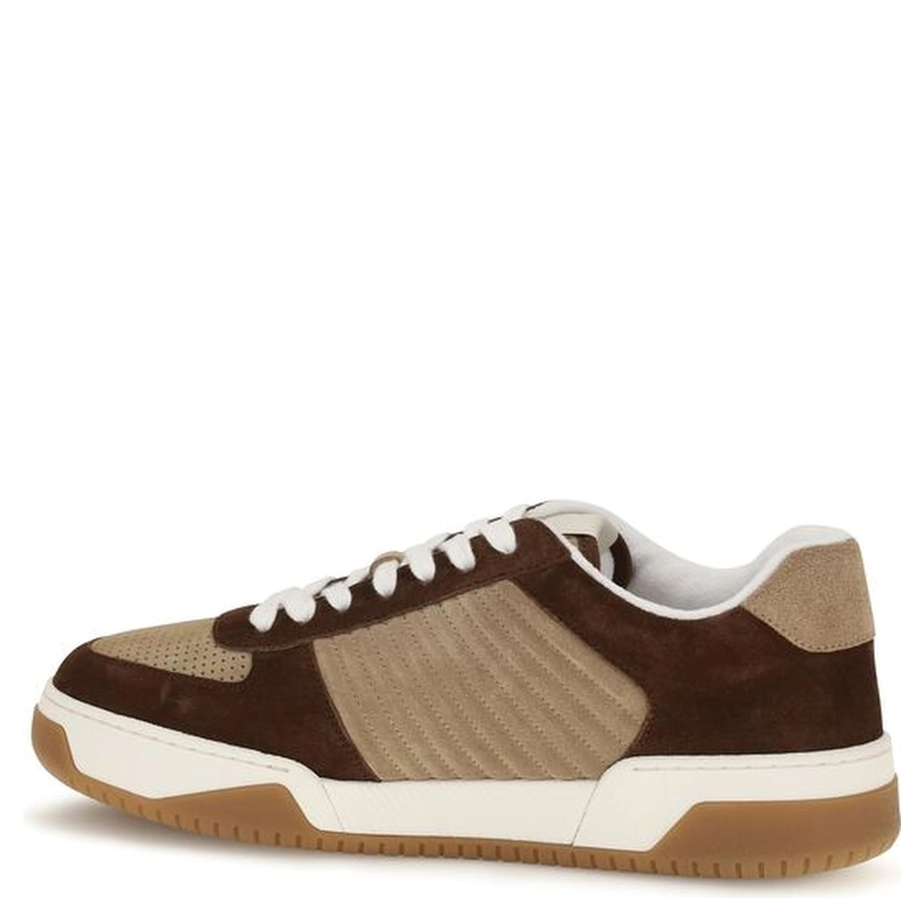 Brown Napa Leather / Calf Bos Taurus Athletic Sneakers