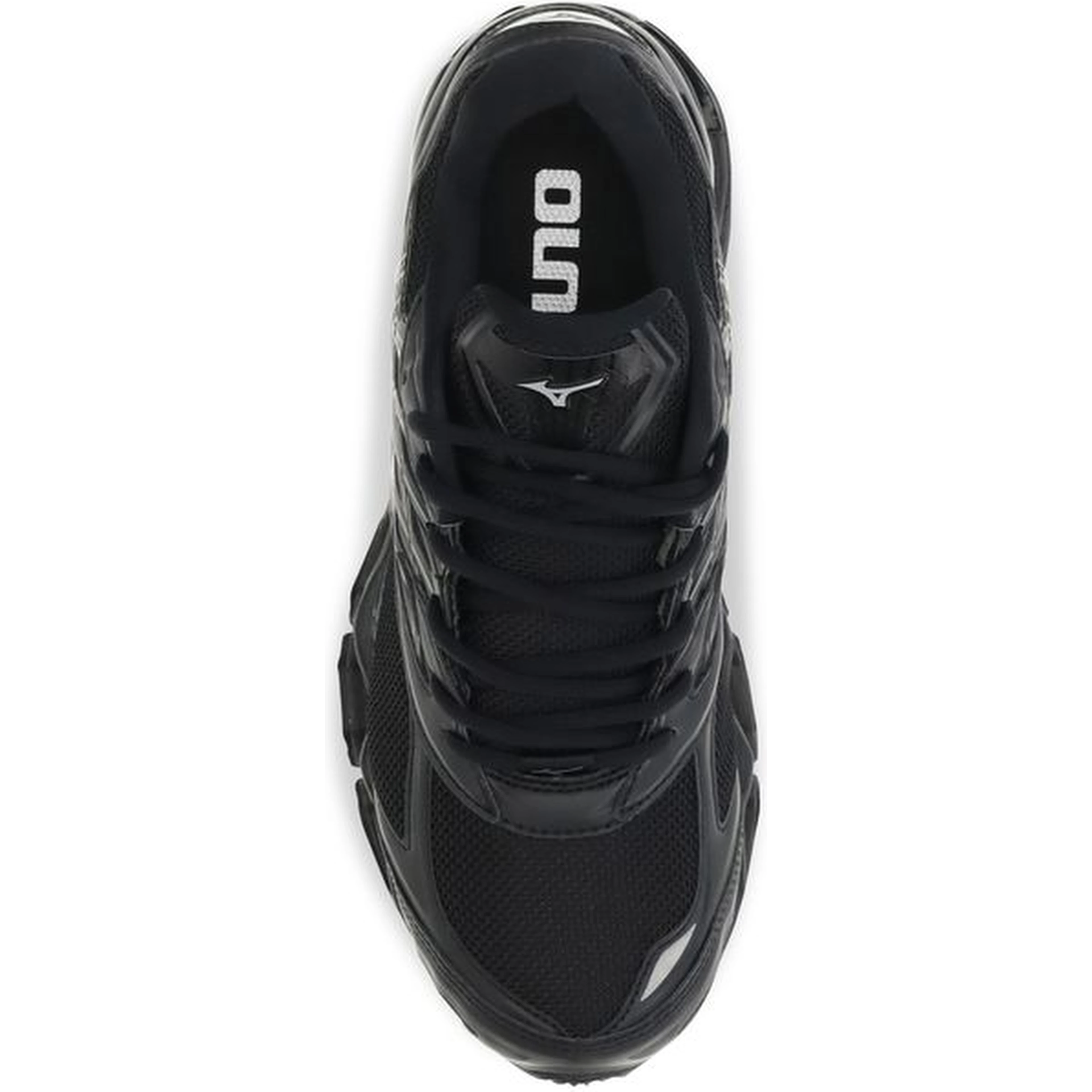 Black Fabric Athletic Sneakers
