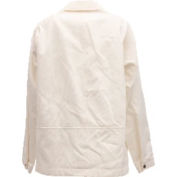 Ivory Oversized Shirt Jacket