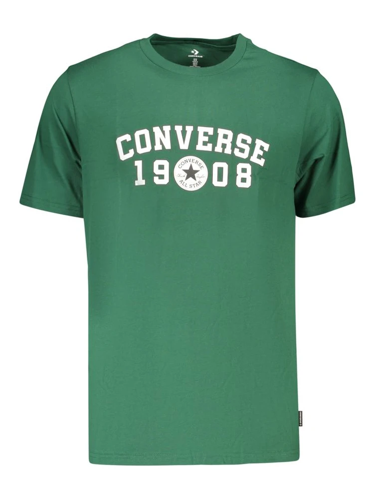 Green Cotton Men's T-Shirt