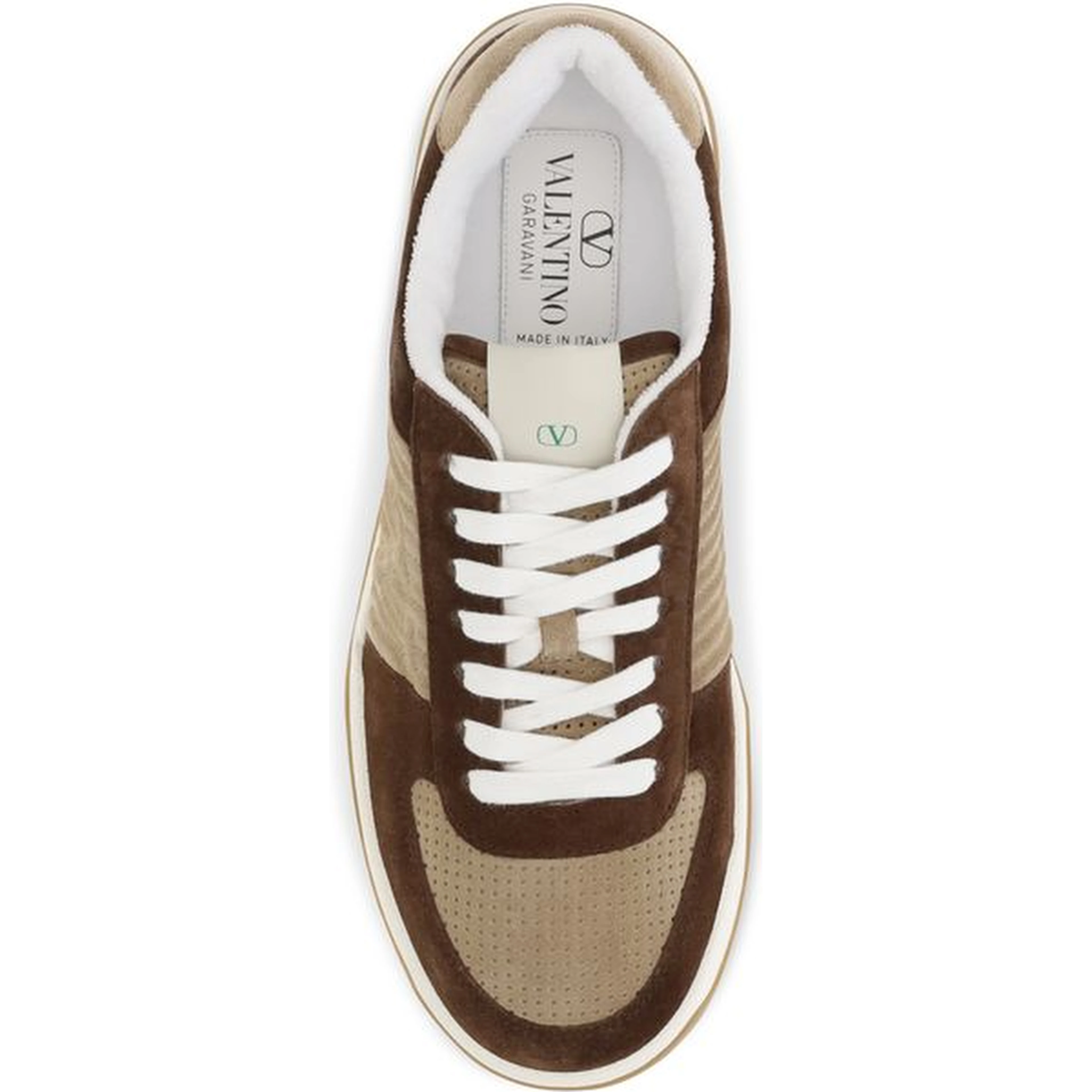 Brown Napa Leather / Calf Bos Taurus Athletic Sneakers