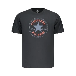 Black Cotton Men's T-Shirt