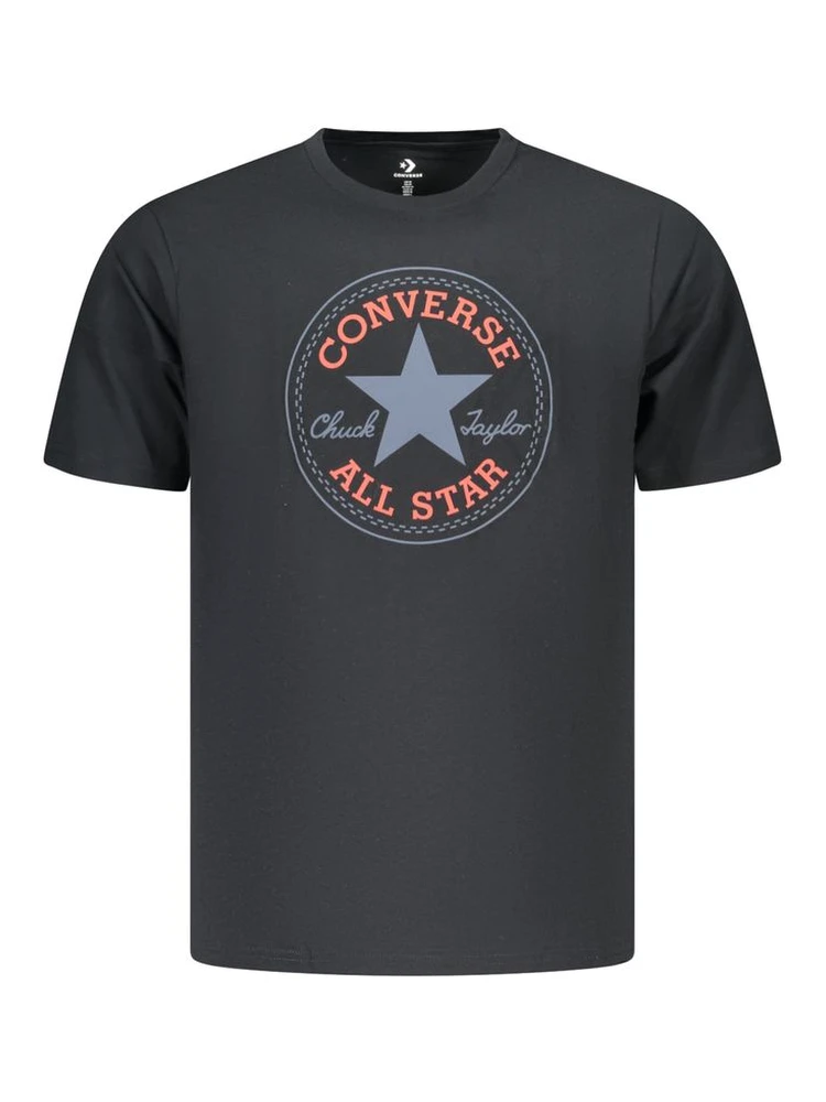 Black Cotton Men's T-Shirt