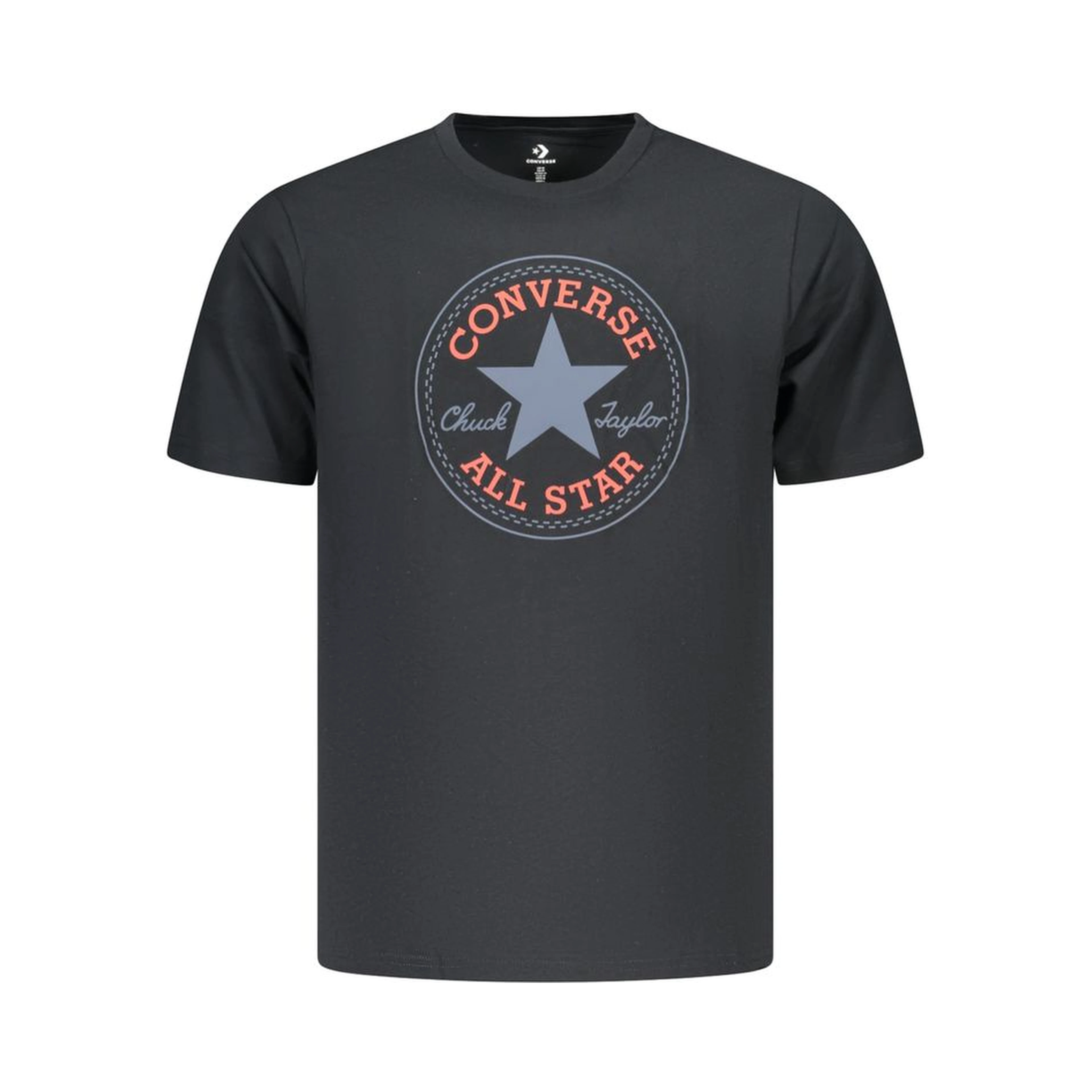 Black Cotton Men's T-Shirt