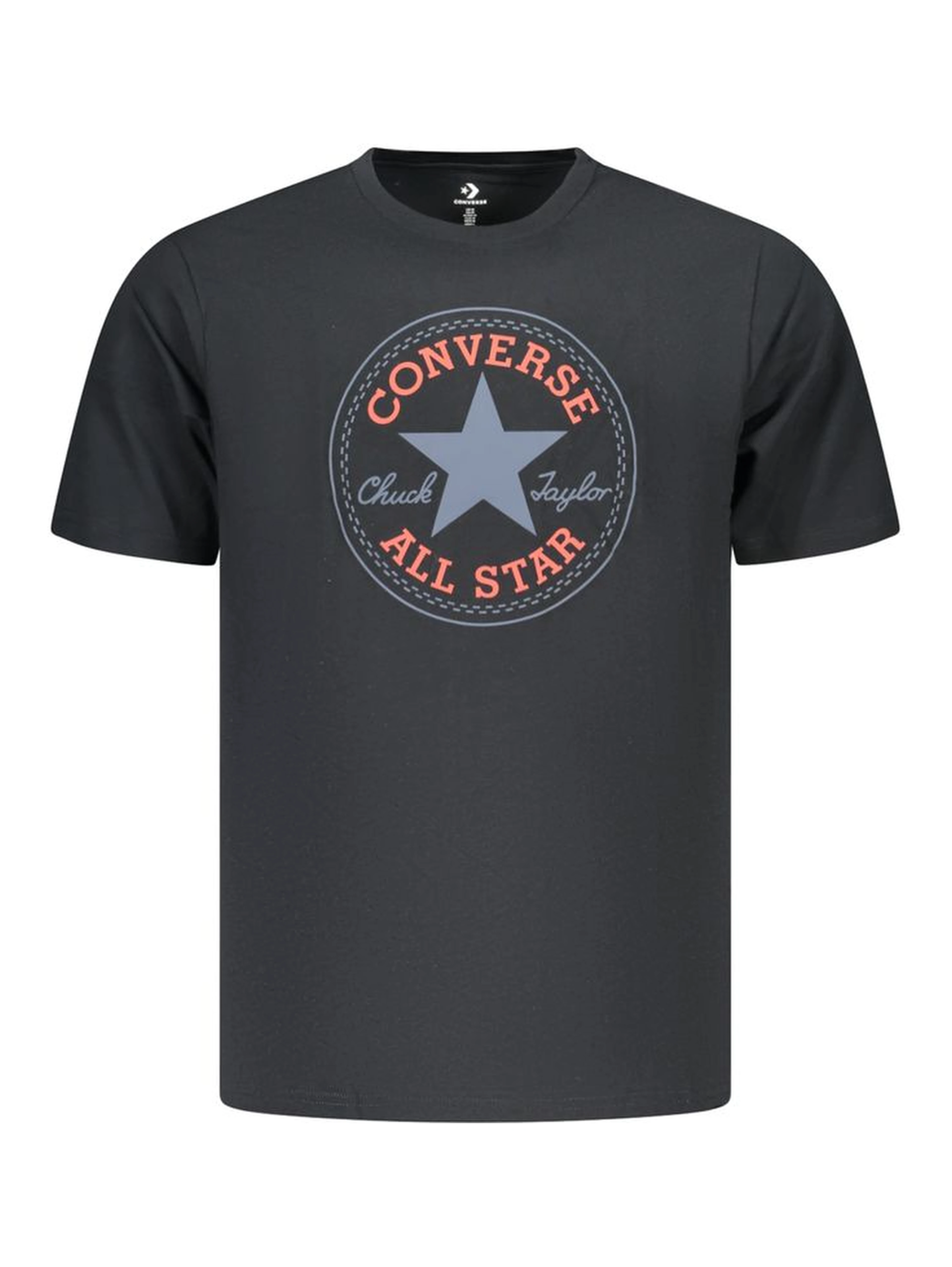 Black Cotton Men's T-Shirt