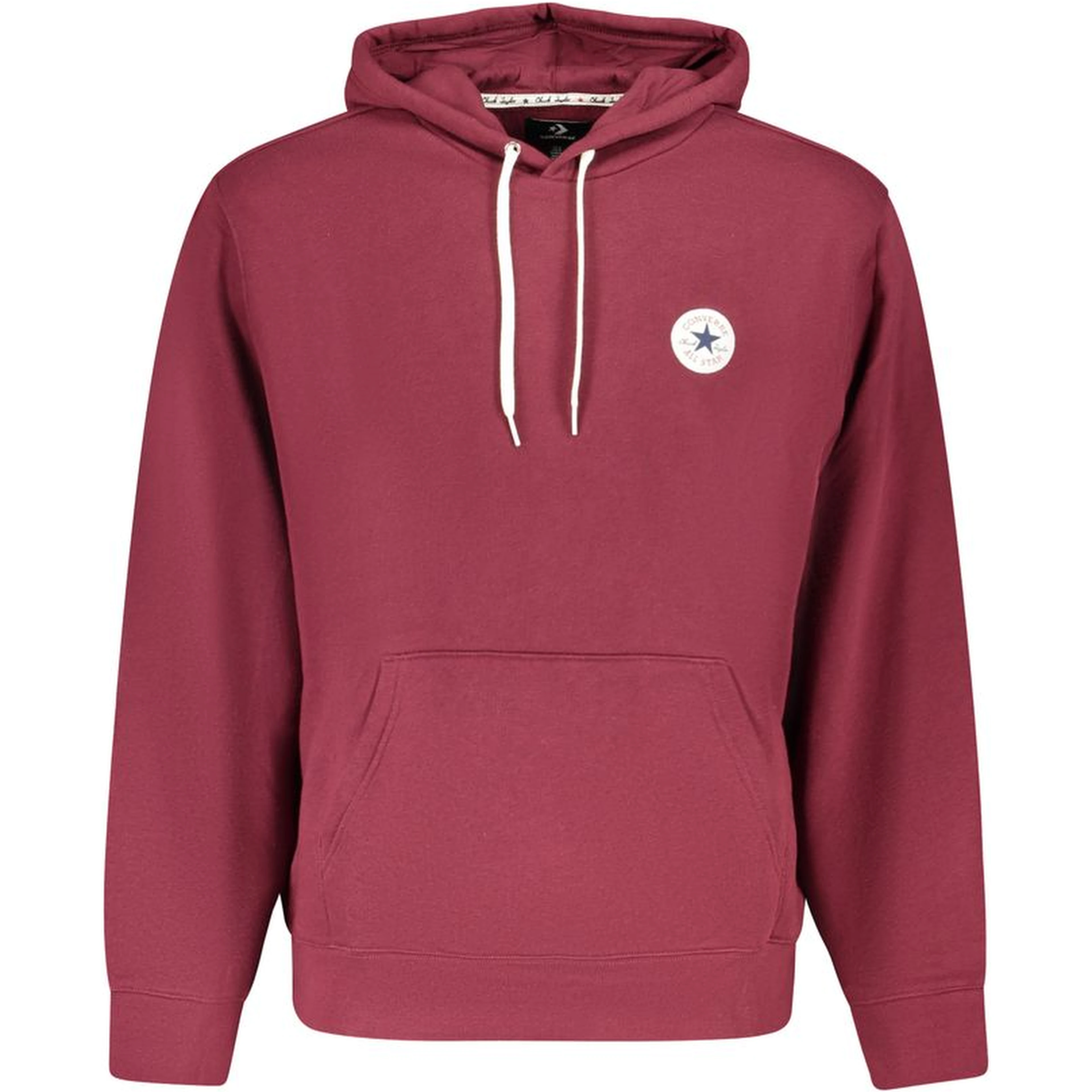 Red Cotton Mens Sweatshirt