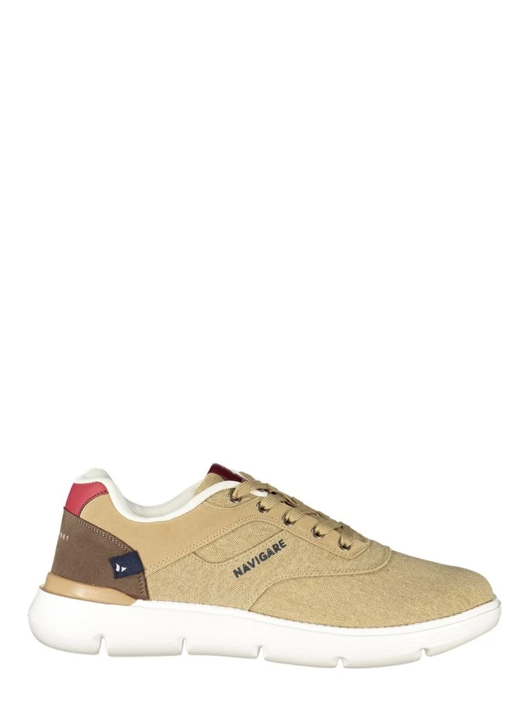 Brown Polyester Men's Sneaker