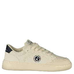 White Polyurethane Men's Sneaker