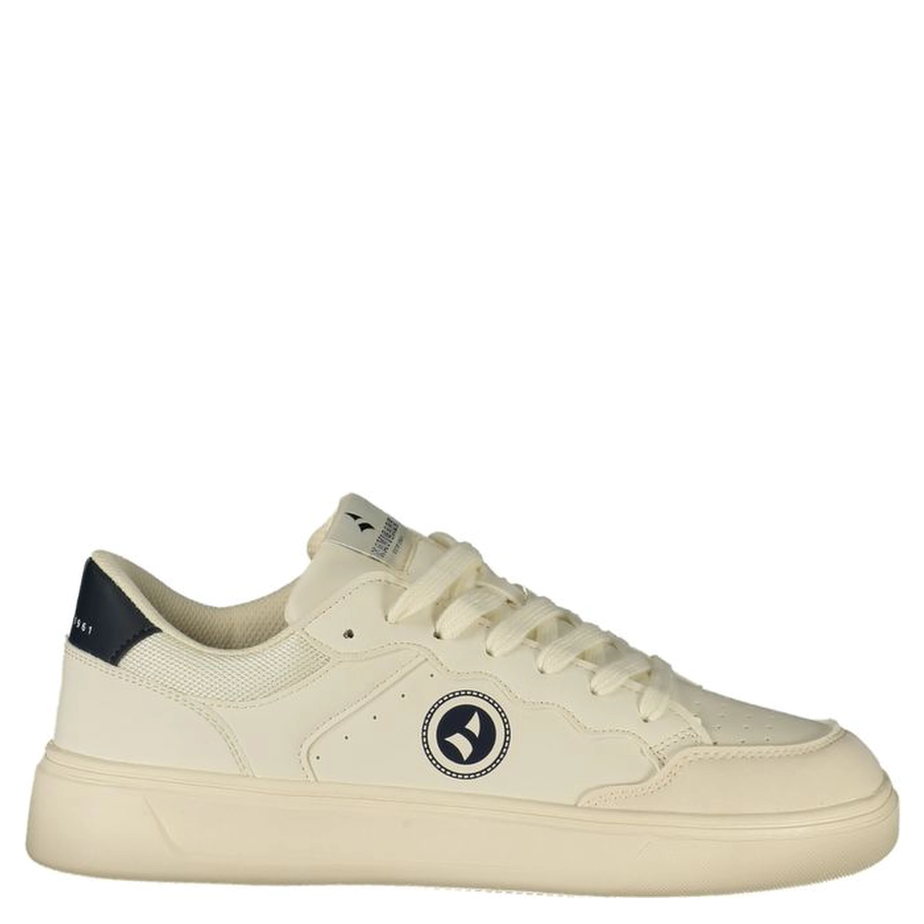 White Polyurethane Men's Sneaker