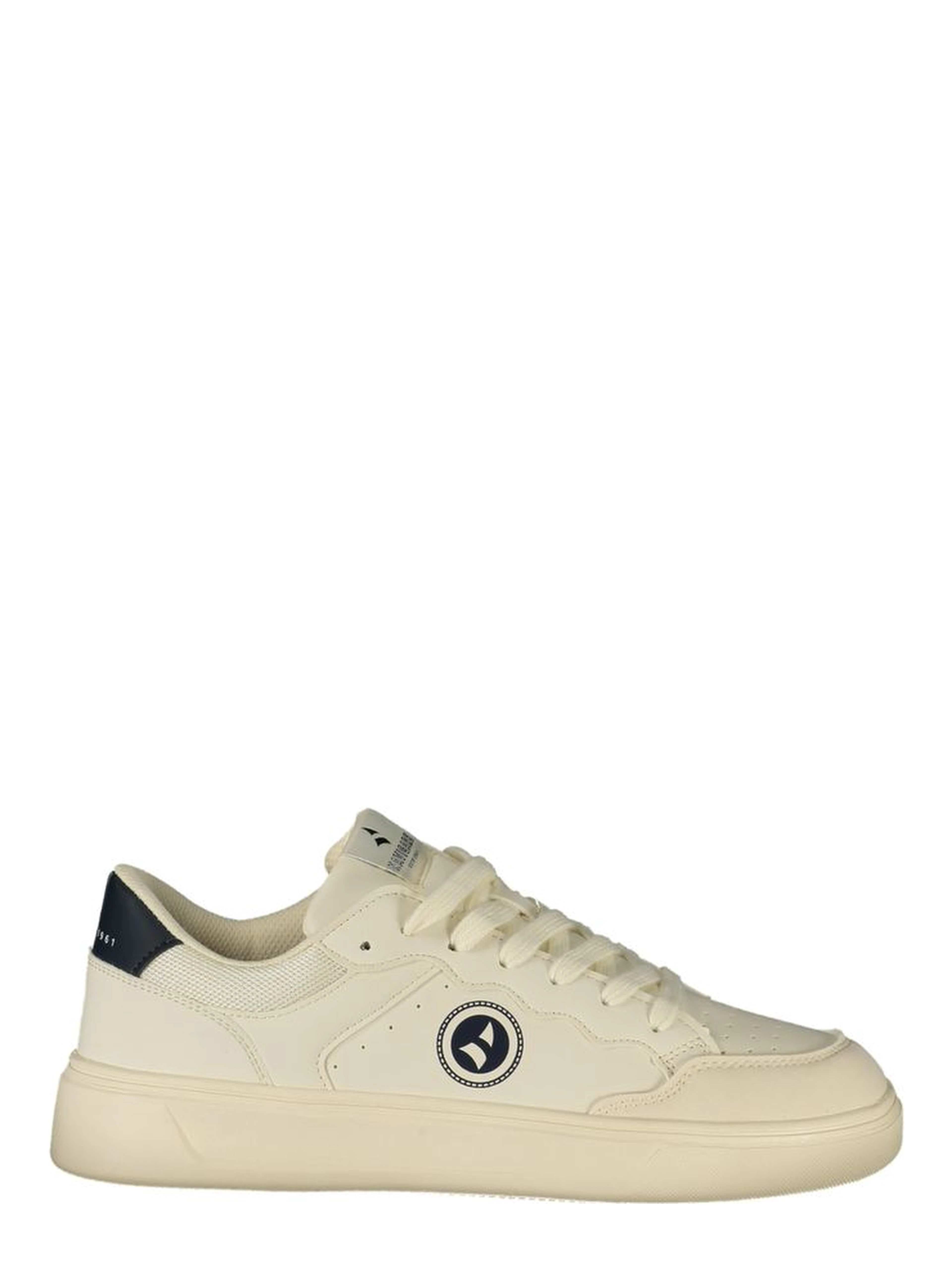 White Polyurethane Men's Sneaker