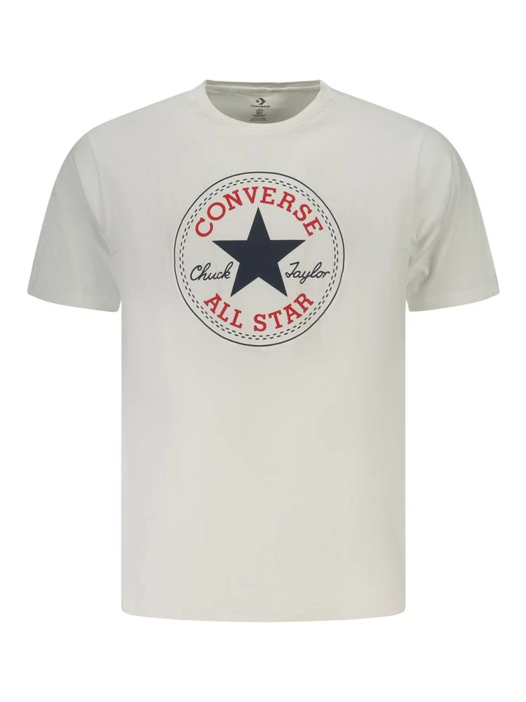 White Cotton Men's T-Shirt