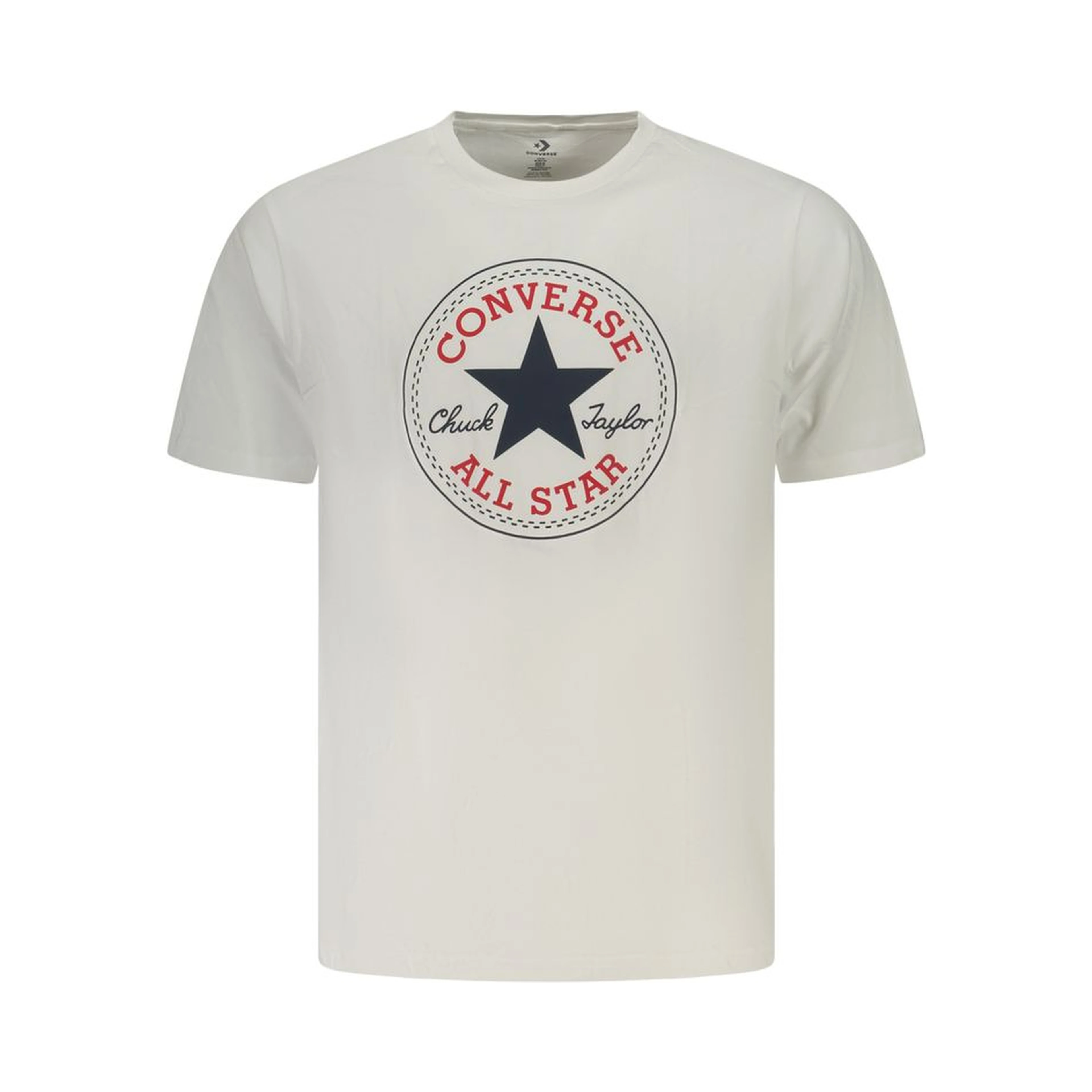 White Cotton Men's T-Shirt