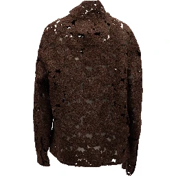 Brown Floral Lace Jacket