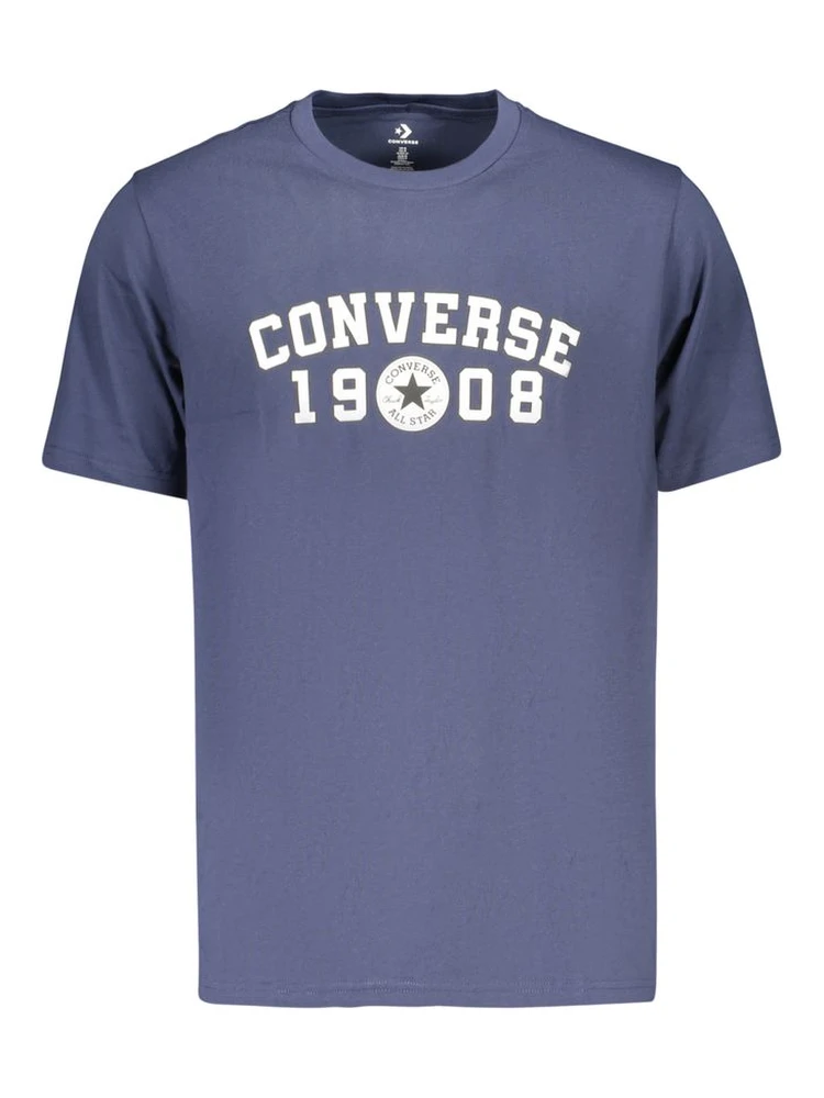 Blue Cotton Men's T-Shirt