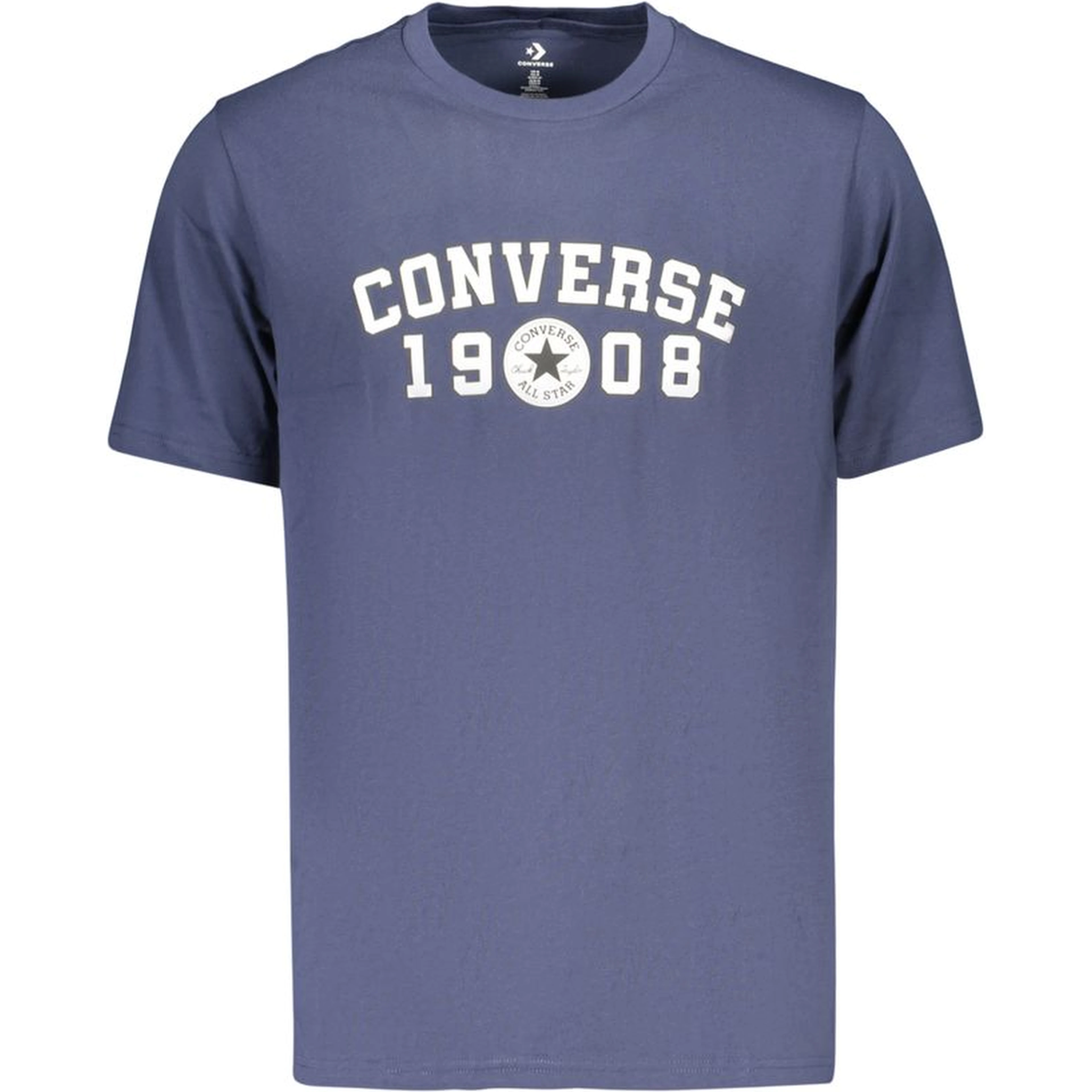 Blue Cotton Men's T-Shirt