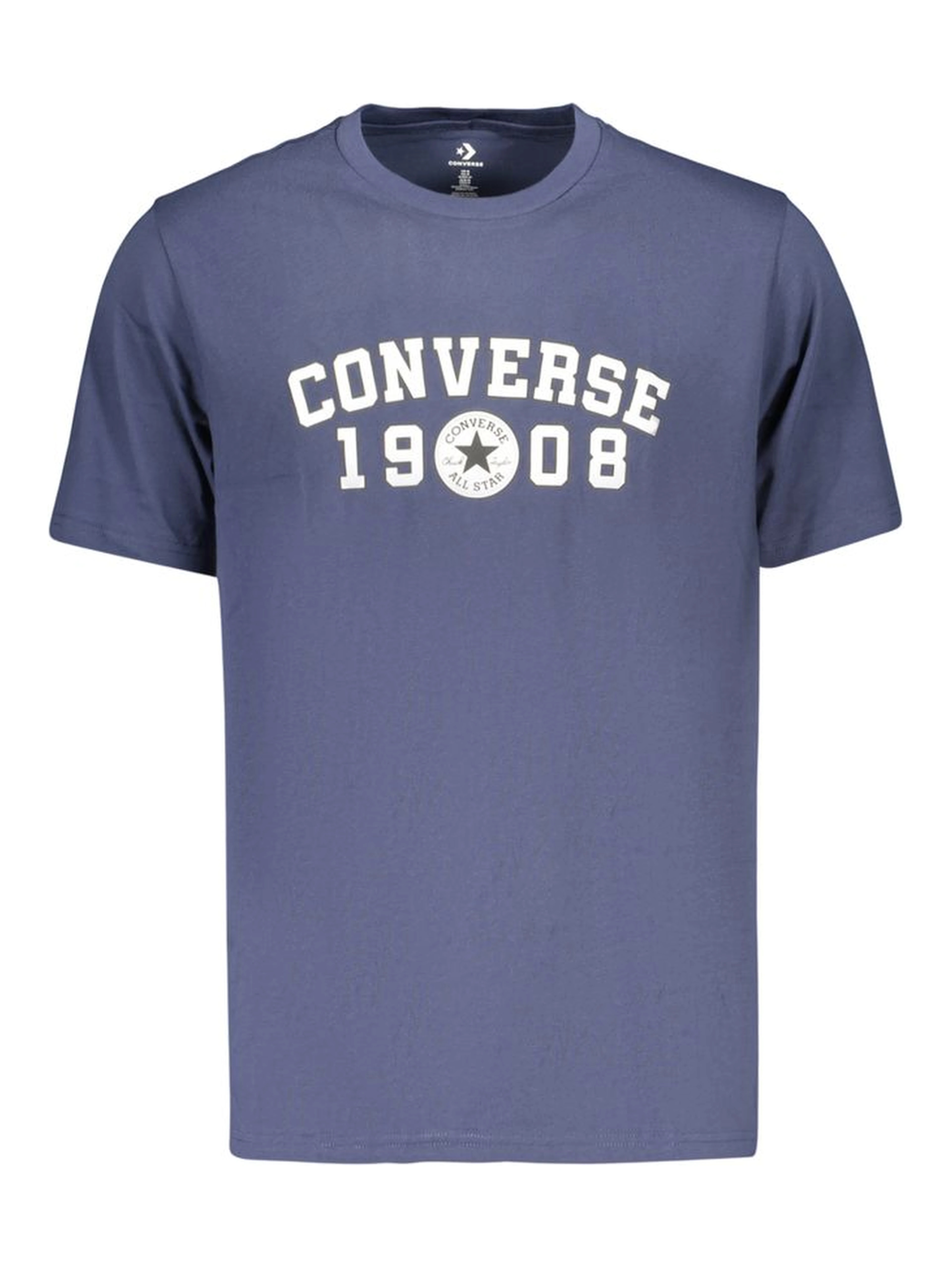 Blue Cotton Men's T-Shirt