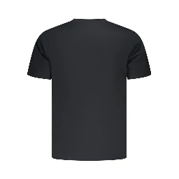 Black Cotton Men's T-Shirt