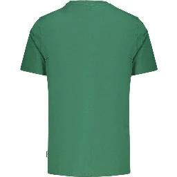 Green Cotton Men's T-Shirt