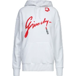 White Cotton Hoodie