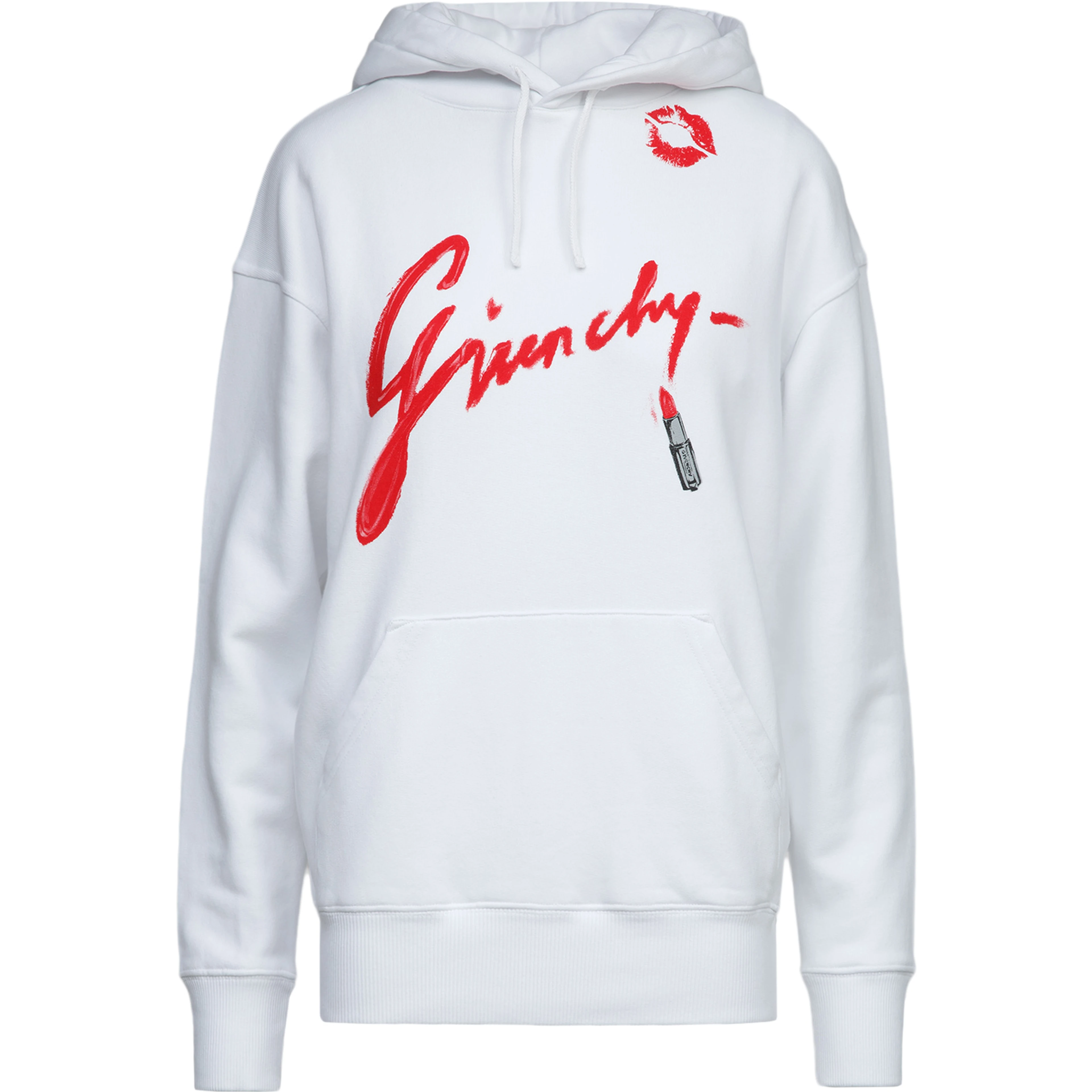 White Cotton Hoodie