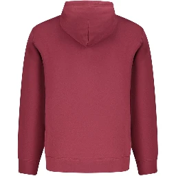 Red Cotton Mens Sweatshirt