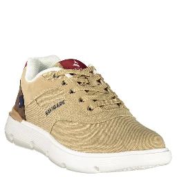 Brown Polyester Men's Sneaker
