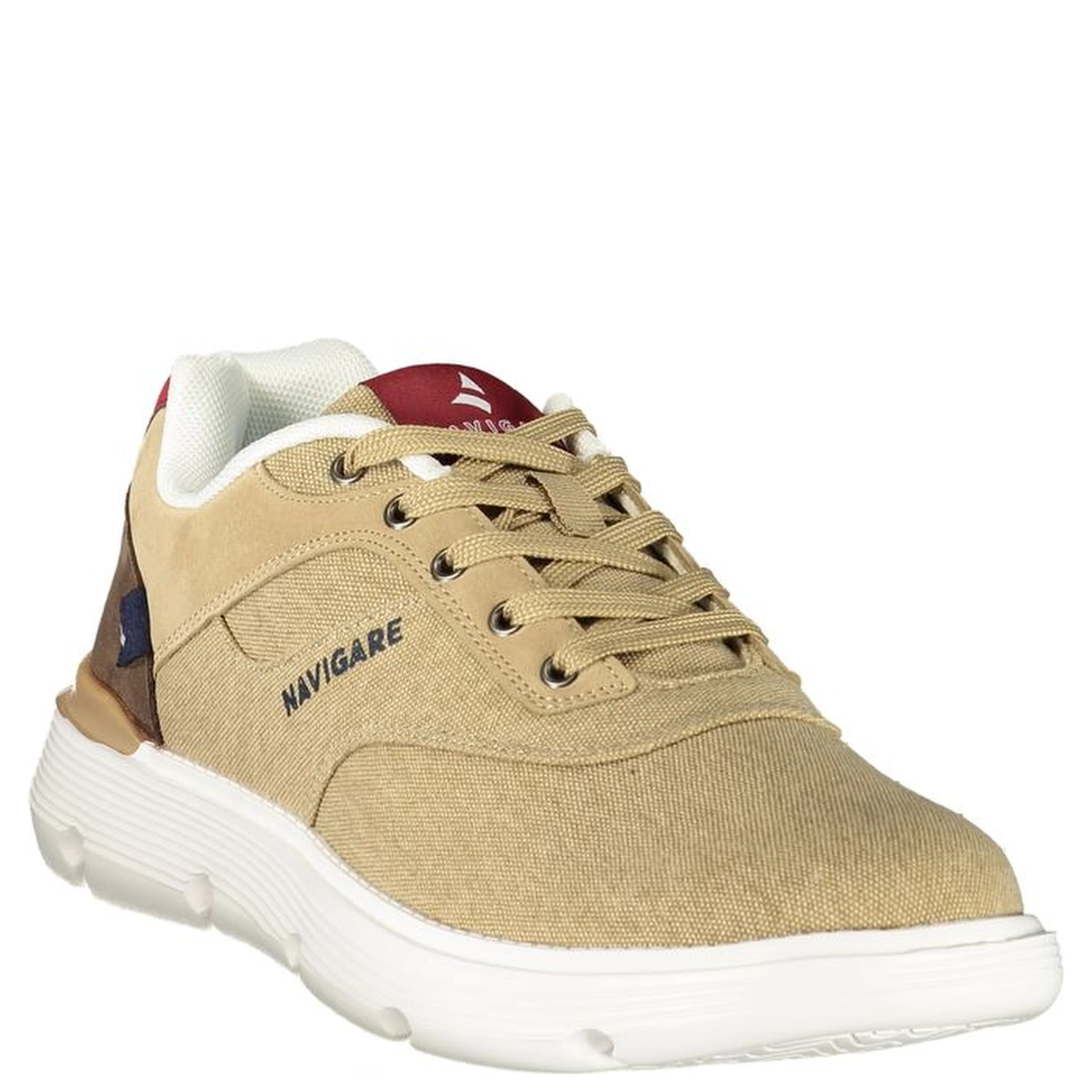 Brown Polyester Men's Sneaker