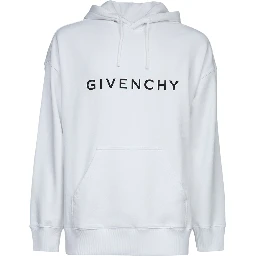 White Cotton Hoodie