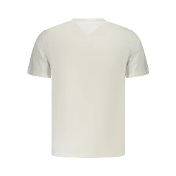 White Cotton Men's T-Shirt