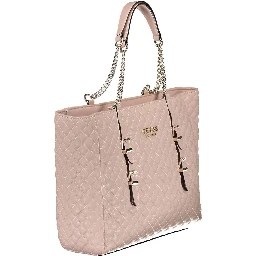 Rosa Poliuretano Women Shoulder Bag