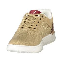 Brown Polyester Men's Sneaker