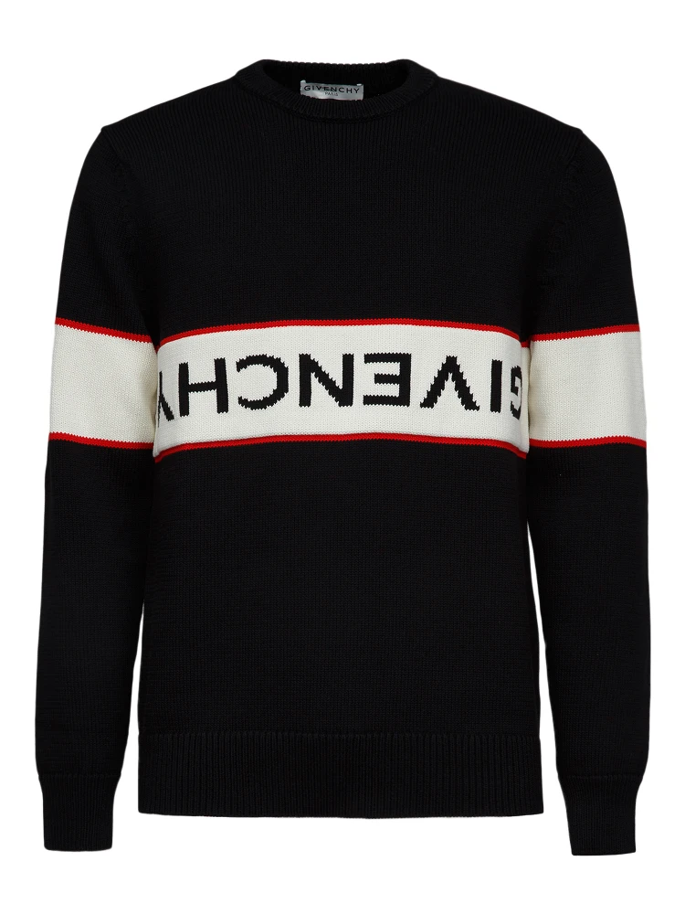 Black Cotton Sweatshirt