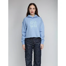 Blue Cotton Sweatshirt