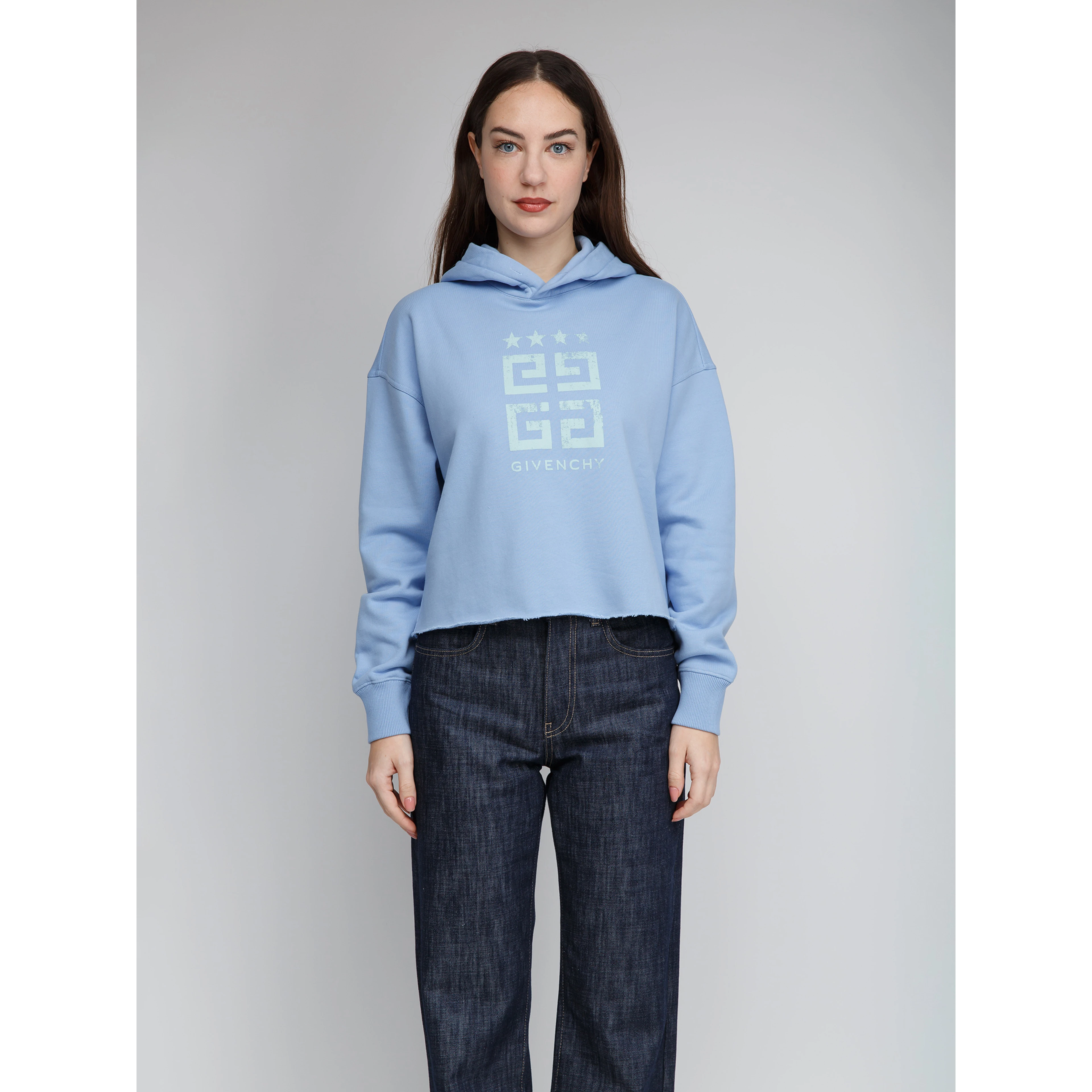 Blue Cotton Sweatshirt