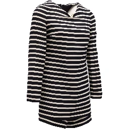 Black and White Striped Romper