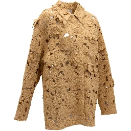 Beige Floral Lace Jacket